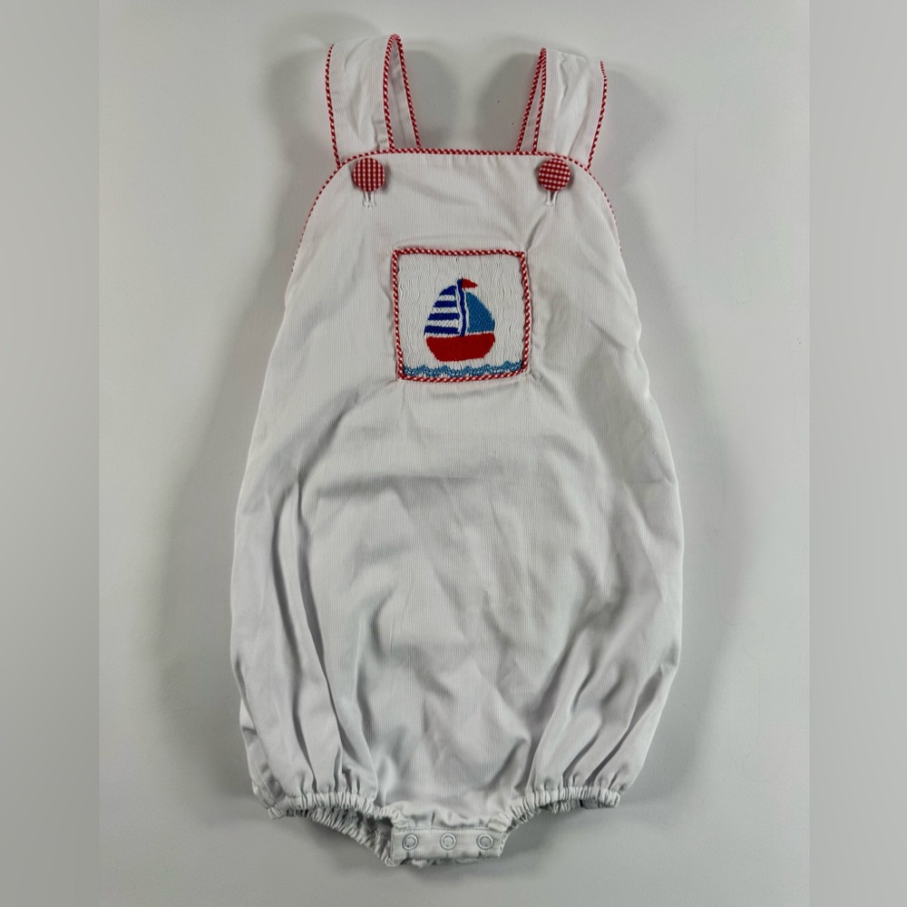 Smockingbird Sailboat Bubble – 2T